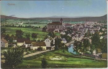 AK Chodau Chodov Ortsansicht Böhmen Tschechien 1913