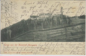 AK Gruss von der Maienluft Wasungen 1902
