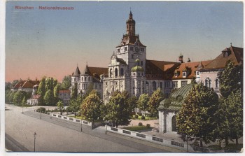 AK München Nationalmuseum Prinzregentenstraße 1914