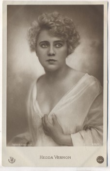 VERKAUFT !!!   AK Foto Hedda Vernon Deutsche Schauspielerin 1915