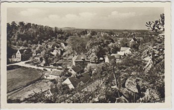 AK Foto Seußlitz a. d. Elbe Ortsansicht HO-Gaststätte Seußlitzer Hof 1957