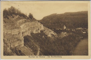AK Buchfart bei Weimar Die Buchfartsburg 1913