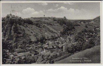 AK Sonneberg in Thüringen Schlossberg und Altstadt 1937