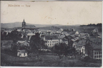 AK Hillesheim in der Eifel Total Ortsansicht mit Kirche 1919