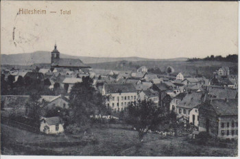 AK Hillesheim in der Eifel Total Ortsansicht mit Kirche 1919