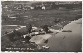 VERKAUFT !!!   AK Foto Pretzsch / Elbe Elbstrand b. Bad Schmiedeberg 1962