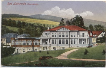 AK Bad Liebwerda Isergebirge Lázně Libverda b. Hejnice Haindorf Böhmen Tschechien 1918