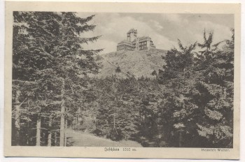 AK Jeschken 1010 m bei Reichenberg Liberec Böhmen Tschechien 1925