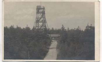 AK Foto Gastwirtschaft Tafelfichte Smrk Isergebirge b. Nové Město pod Smrkem Neustadt an der Tafelfichte Tschechien 1924