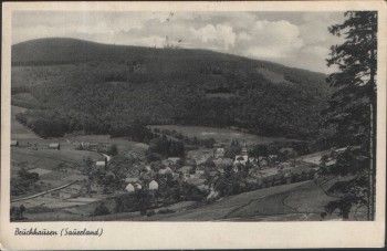 AK Bruchhausen ( Sauerland ) b. Olsberg mit Nachgebühr Belgien 1951