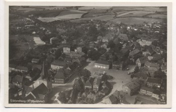 AK Foto Lütjenburg Ostholstein Luftbild Fliegeraufnahme 1935