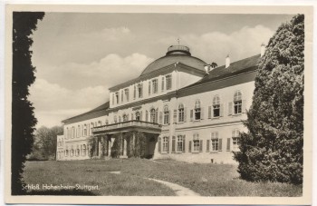 AK Foto Schloß Hohenheim-Stuttgart 1940