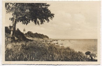 AK Foto Insel Fehmarn Leuchtturm Staberhuk 1957