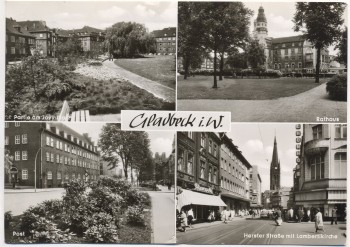 AK Gladbeck in Westfalen 4 Ansichten 1965