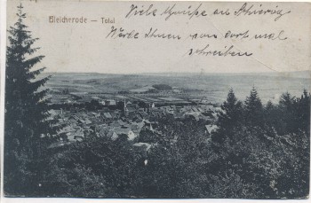 AK Bleicherode Total Ortsansicht Thüringen 1925
