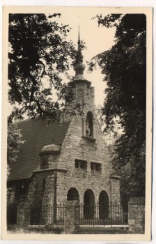 AK Foto Lützen Gustav-Adolf-Kapelle 1958