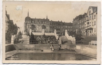 AK Foto Auerbach im Vogtland Siegelohplatz mit Kindern Feldpost 1942