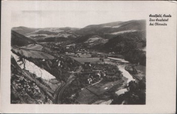 AK Saalfeld/Saale Das Saaletal bei Obernitz 1950