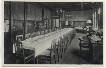 AK Wernigerode Harz Sennhütte Innenansicht 1930