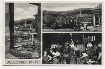 AK Schreiberhau Josephinenhütte 3 Bilder Stammhaus Am Ofen Szklarska Poręba Schlesien Polen 1935