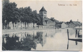 AK Teterow Am Teich 1915