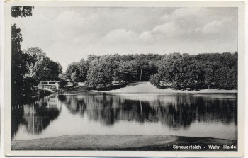 AK Köln Wahn Wahnheide Scheuerteich 1940