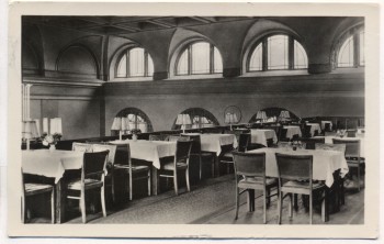 VERKAUFT !!!   AK Erfurt Mitropa-Hauptbahnhofgaststätte Speisesaal Bahnhof 1955