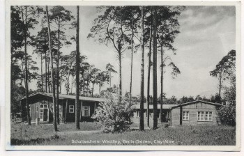 AK Berlin Dahlem Schullandheim Wedding Clay-Allee 1954