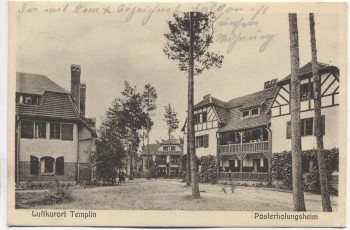 AK Templin Uckermark Posterholungsheim 1920