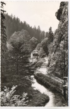 AK Foto Gasthof Waffenhammer b. Stadtsteinach Grafengehaig 1955