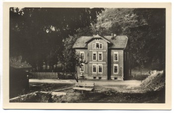 VERKAUFT !!!   AK Gast- und Logierhaus Tannenmühle Thüringen b. Frauenwald Schönbrunn 1956