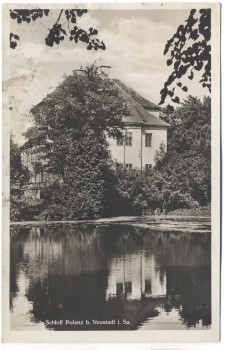 VERKAUFT !!!   AK Foto Schloß Polenz bei Neustadt in Sachsen 1940 RAR
