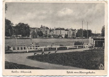 VERKAUFT !!!   AK Foto Berlin Köpenick Blick vom Heringskahn Ortsansicht 1940