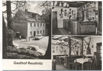 AK Foto Gasthof Reudnitz b. Sörnewitz Cavertitz 1982