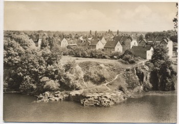 AK Foto Beucha Ortsansicht b. Brandis 1974