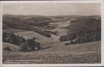VERKAUFT !!!   AK Fernblick v. Halverscheid auf Carthausen Obercarthausen und Halver 1940
