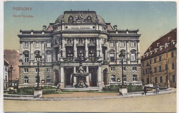 AK Bratislava Pressburg Pozsony Theater 1919