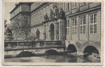 AK Foto Wolfenbüttel Am Schloßgraben Schloß 1941