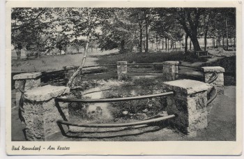 AK Foto Bad Nenndorf Am Krater 1955