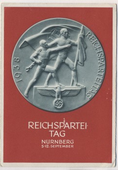 AK Reichsparteitag Nürnberg Propaganda Sonderstempel 5.-12. September 1938