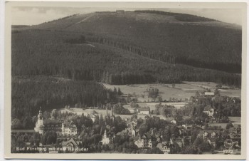 AK Foto Bad Flinsberg mit dem Heufuder Świeradów-Zdrój Schlesien Polen 1930