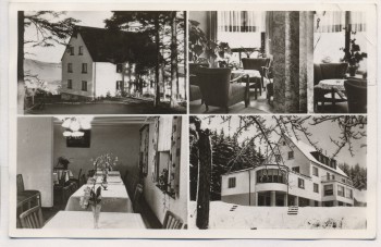 AK Mehrbild Gebhardshain Evgl. Müttererholungsheim Kurhaus Waldfrieden b. Wissen Westerwald 1960