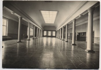 AK Foto Rostock Schwimmhalle Neptun Wandelhalle 1956