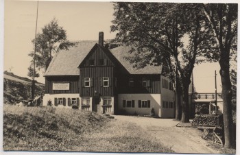 AK Foto Löwenhain b. Altenberg Erzgebirge Ferienheim der Industrie- und Handelskammer des Bezirkes Dresden 1964