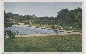 AK Das schöne Viersen Josef-Kaiser-Freibad 1943 RAR