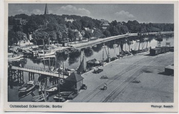 AK Ostseebad Eckernförde Borby Photogr. Baasch 1943