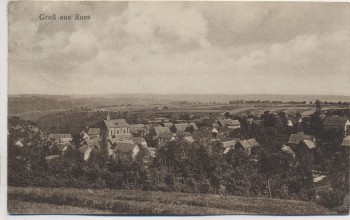 AK Gruß aus Roes Ortsansicht bei Treis Karden 1940