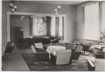 AK Foto Breitenbach Wetterzeube Kr. Zeitz Genesungsheim Otto Diehr Klubraum 1982