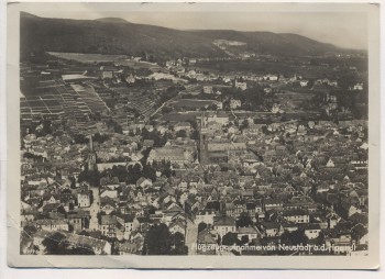 AK Foto Neustadt a. d. Haardt Flugzeugaufnahme Ortsansicht 1929