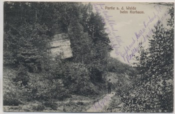 AK Grasleben Wald-Sanatorium Partie a. d. Walde beim Kurhaus b. Helmstedt 1921 RAR